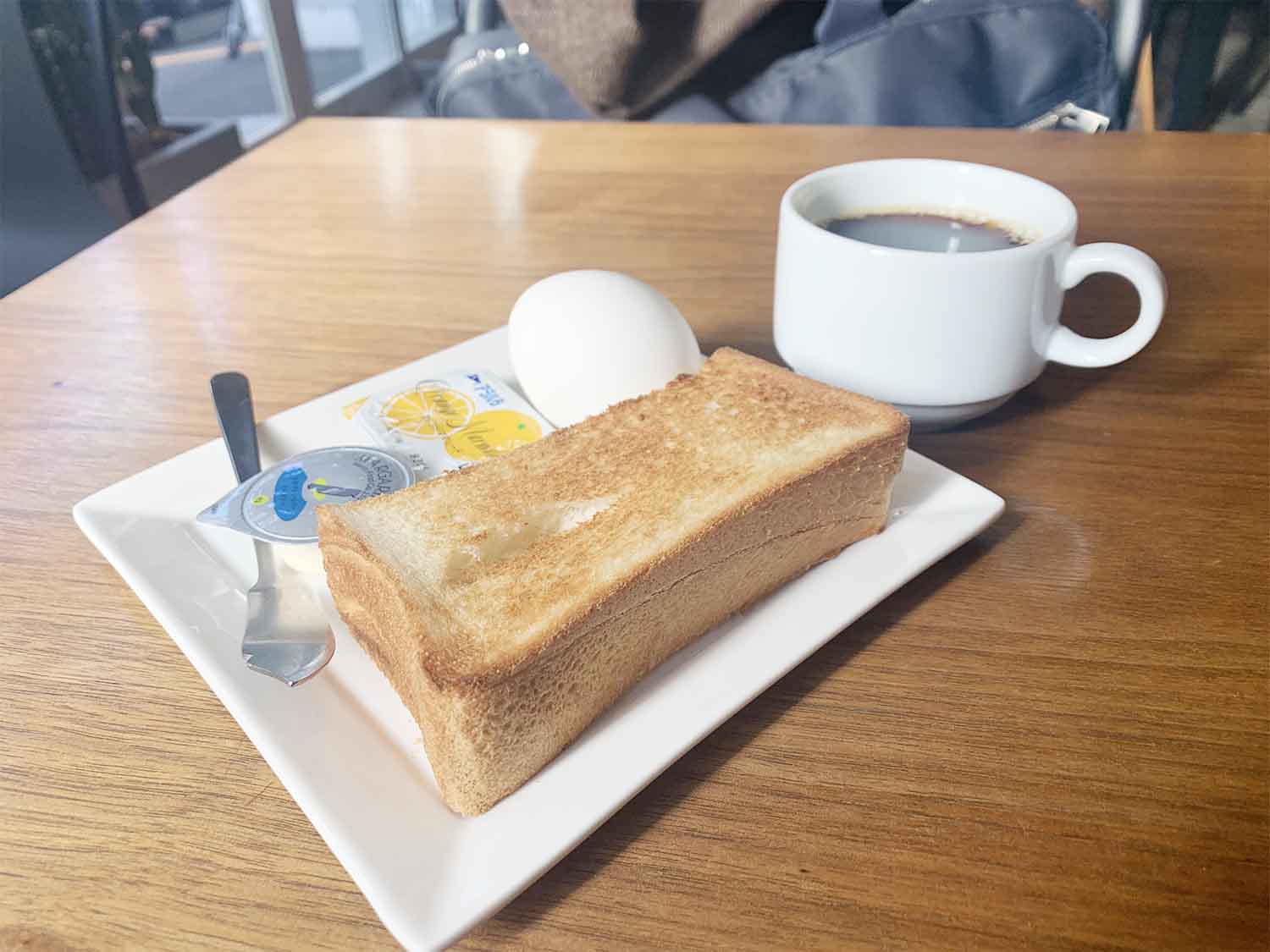 神楽坂のカフェ・ホテル「UNPLAN」のトースト