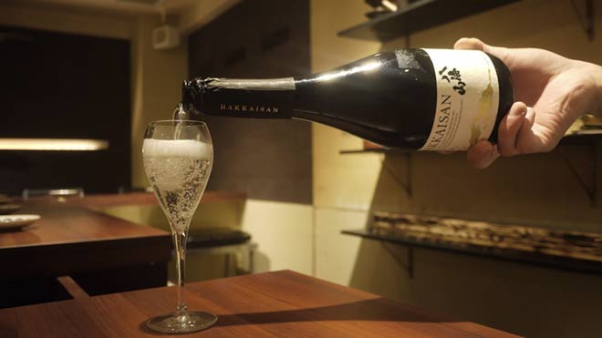 神楽坂「醤」はスパークリング日本酒のラインナップが豊富