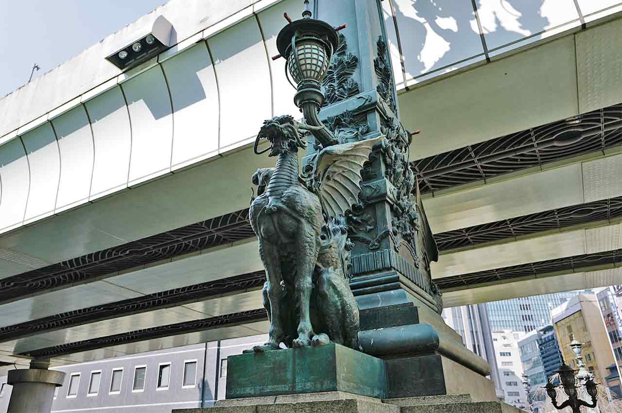 東京・日本橋にある麒麟像